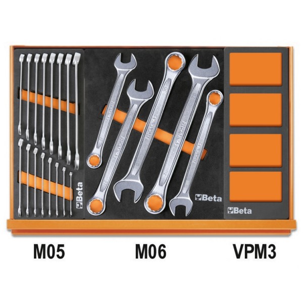 Composition de 170 outils pour la réparation automobile en plateaux mousse compacte 5904VG/2M BETA