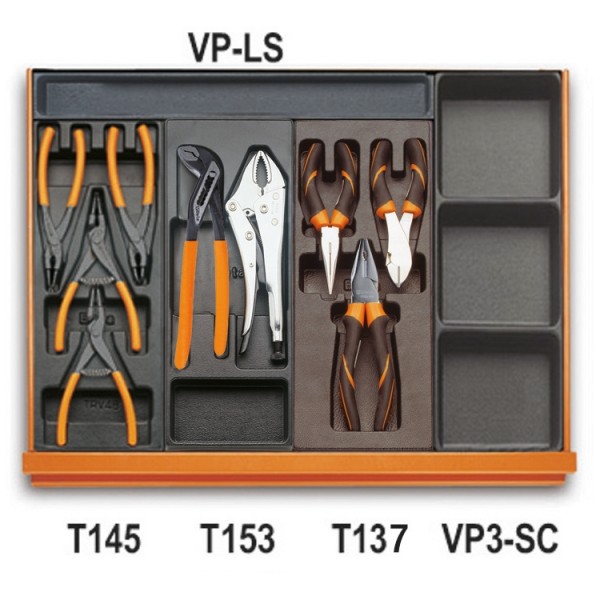 Composition de 210 outils maintenance générale en plateaux thermoformés rigides en ABS 5938U/2T BETA