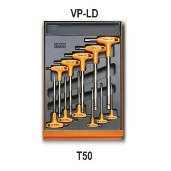 Composition de 210 outils maintenance générale en plateaux thermoformés rigides en ABS 5938U/2T BETA