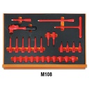 Composition de 66 outils (Microtechnique) en plateaux mousse compacte 5988 VHB-MQ BETA