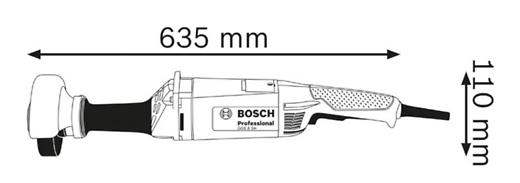 Meuleuse droite sur secteur 1200 W 8000tr/min GGS 8 SH BOSCH