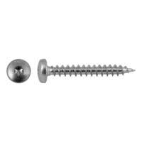 DIN 7981 - ISO 7049 Vis à tôle à à tête cylindrique bombée (cruciforme PZ) Inox A2 3,9 x 25