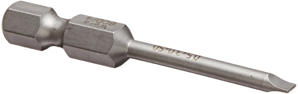 Embout 1/4” plat 3,0 x 50 WERA