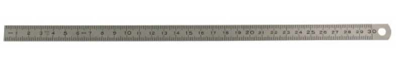 Réglet gradué en inox LFLD500 LIMIT 0,8 mm - 500 x 30 mm