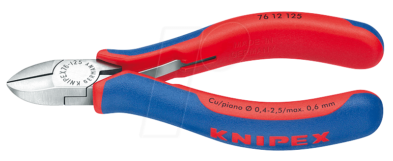 Pince coupante électromécanicien 76 12 125 KNIPEX 125 mm