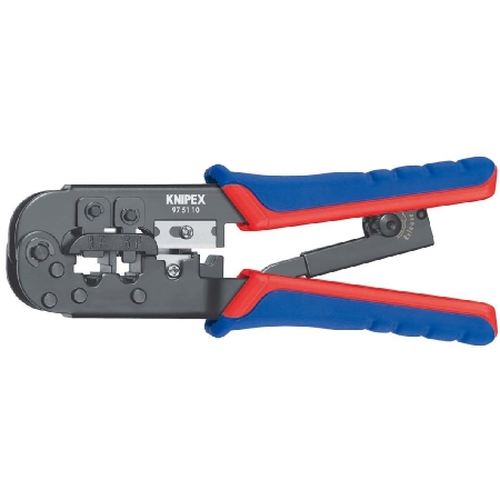 Pince à sertir pour fiches Western 97 51 10 SB KNIPEX 190 mm