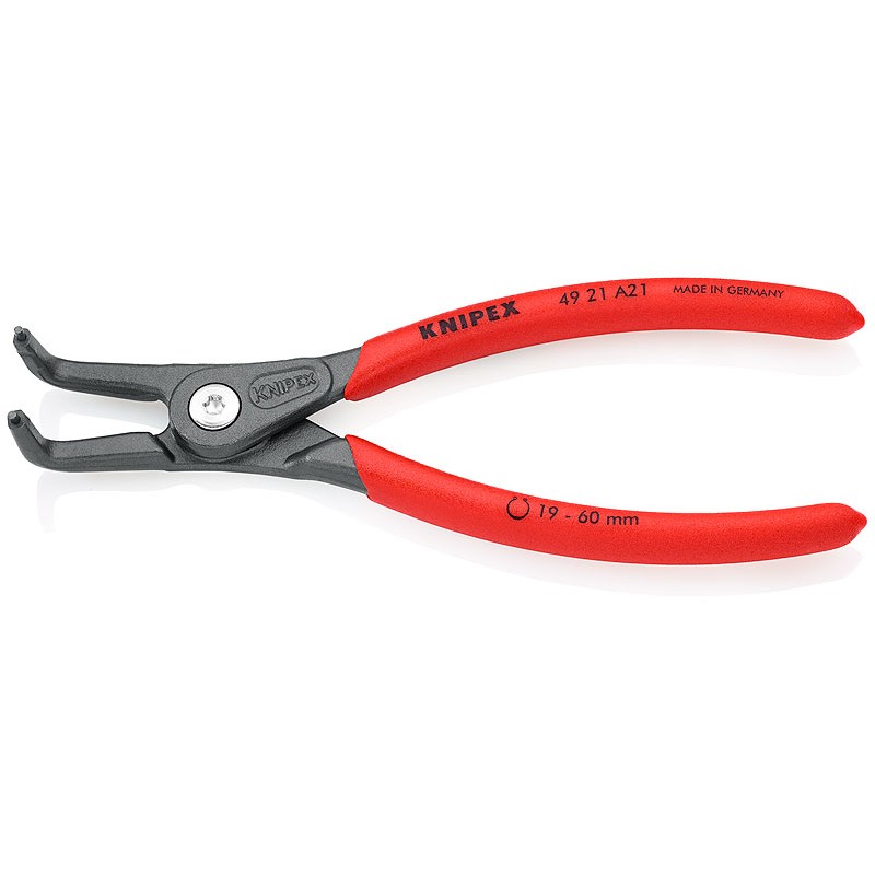 Pince à circlips ext. coudée (Ø 19 - 60 mm) - 49 41 A21 KNIPEX  175 mm