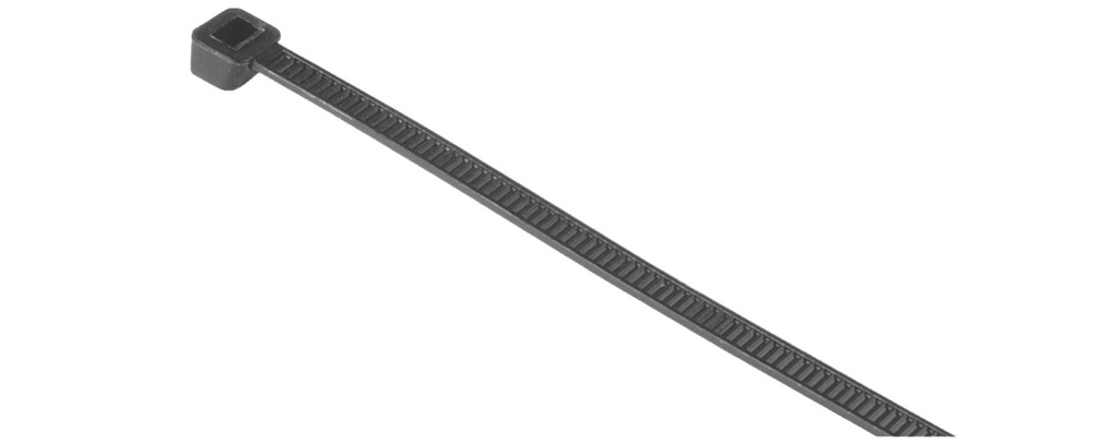 Collier plastique noir 2,5 x 200 mm