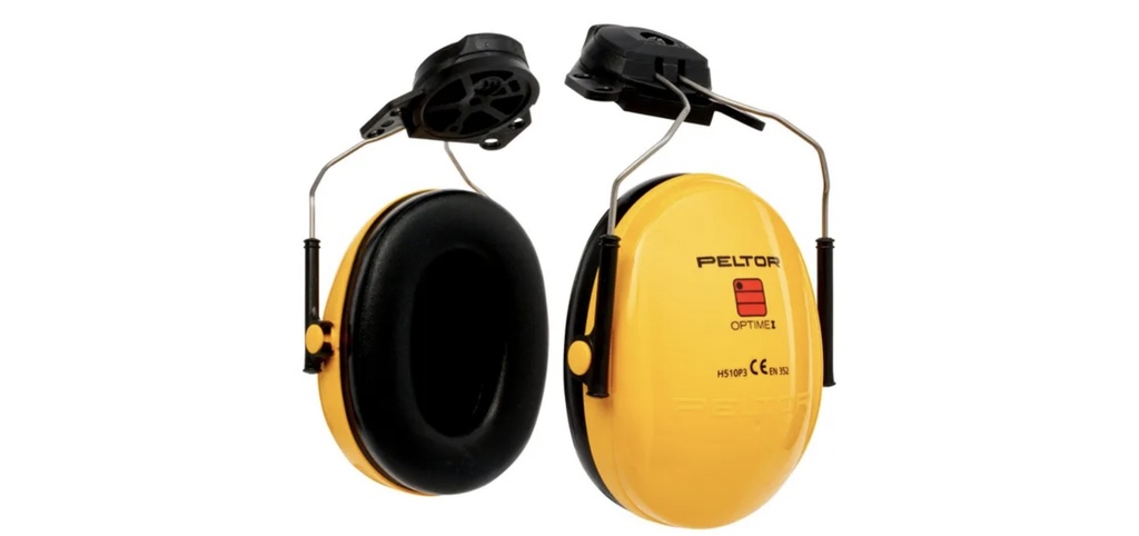 Paire de coquilles anti-bruit Peltor - Optime I 3M (pour casque de chantier)