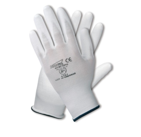 Gants (paire) nylon enduit (PU) T10