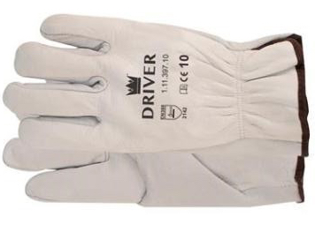 Gants (paire) cuir bovin driver T9