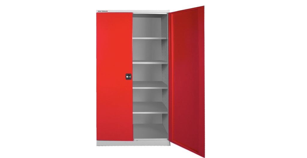 Armoire robuste en acier soudé avec portes et tablettes DEK11058 1920x1100x580 mm