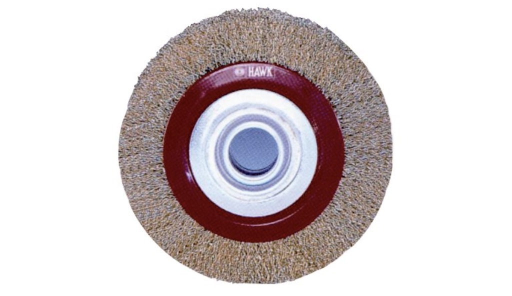 Brosse ronde pour touret à meuler HA HAWK 200 x 25 x 32