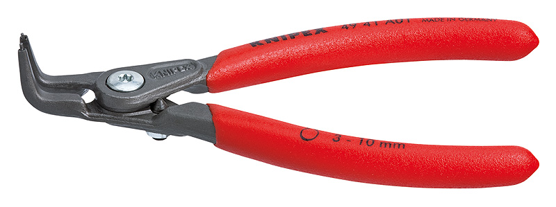 Pince à circlips ext. coudée (Ø 3 - 10 mm) - 49 41 A01 KNIPEX 130 mm