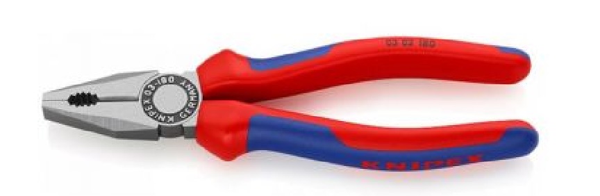 Pince universelle à forte démultiplication  02 02 180 KNIPEX 180 mm