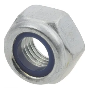 DIN 985 - ISO 10511E Ecrou hexagonal bas autofreiné (avec bague en nylon) UNC Acier I5I zingué 5/16”