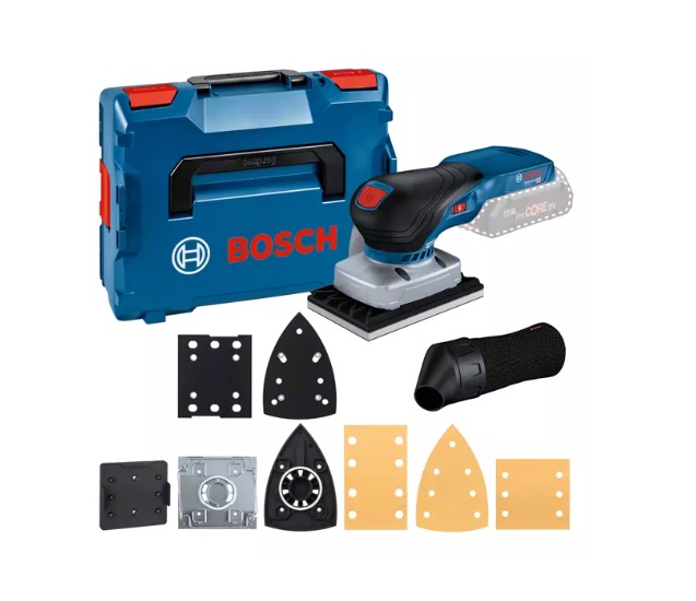 Ponceuse vibrante sans fil 18 V - GEX 18V-125 PROFESSIONNAL BOSCH en coffret L-BOXX (sans accu)