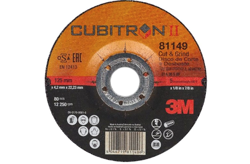 Disque à ébarber 3M Cubitron II 125 x 4,2 mm