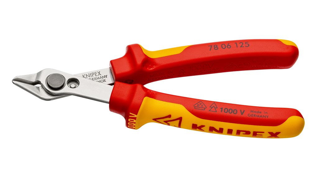 Pince coupante "Electronic Super Knips®" VDE 78 06 125 KNIPEX 125 mm