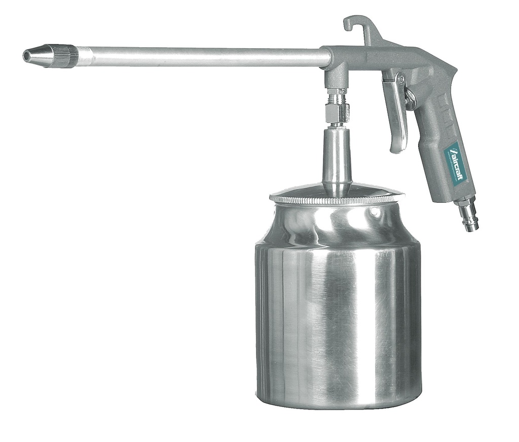 Pistolet de nettoyage pneumatique en aluminium avec godet 1 litre SPA