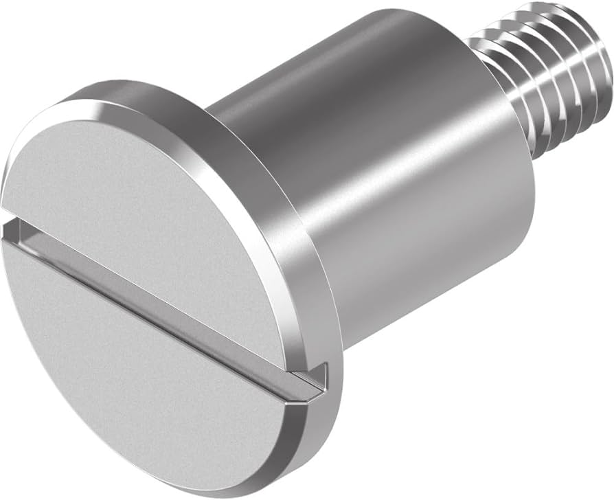 DIN 923 Vis épaulée à tête cylindrique fendue Inox A1 M3 X 3