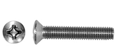 DIN 966 - ISO 7047 Vis à tête fraisée bombée (cruciforme PH) Inox A4 M3 X 4