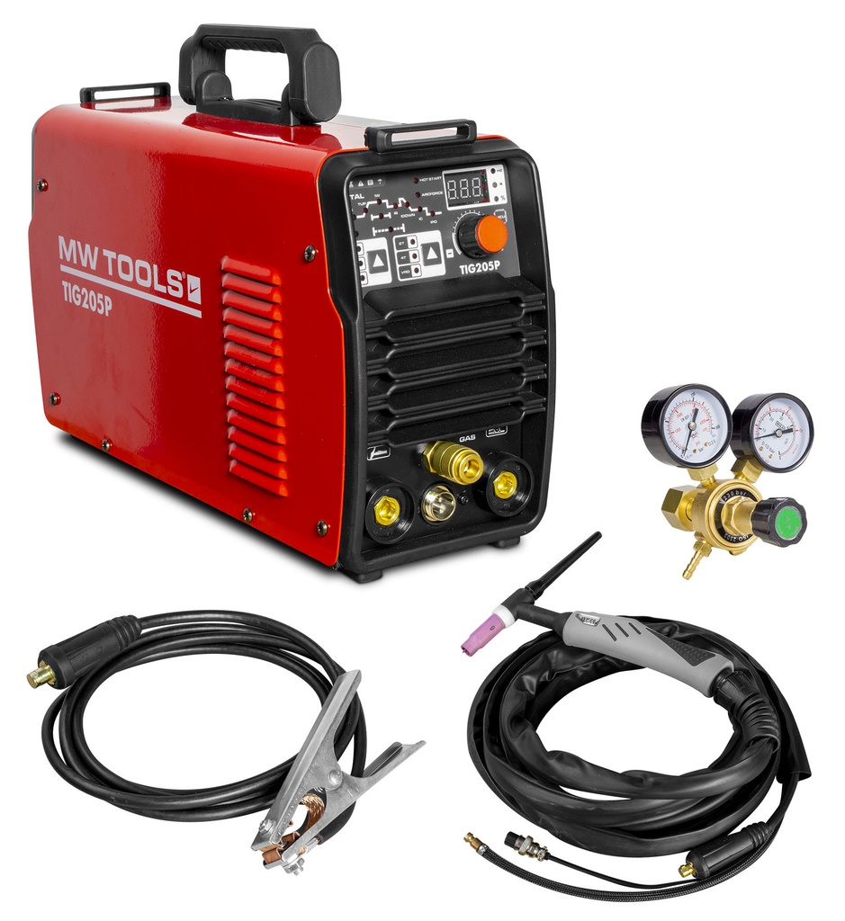 Poste à souder inverter TIG DC Pulse 200 A - TIG205P MW TOOLS 230 V