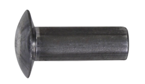 DIN 662 Rivet à tête fraisée bombée Acier brut M2 X 4