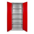 Armoire robuste en acier soudé avec portes et tablettes DEK7838 1920x780x380mm