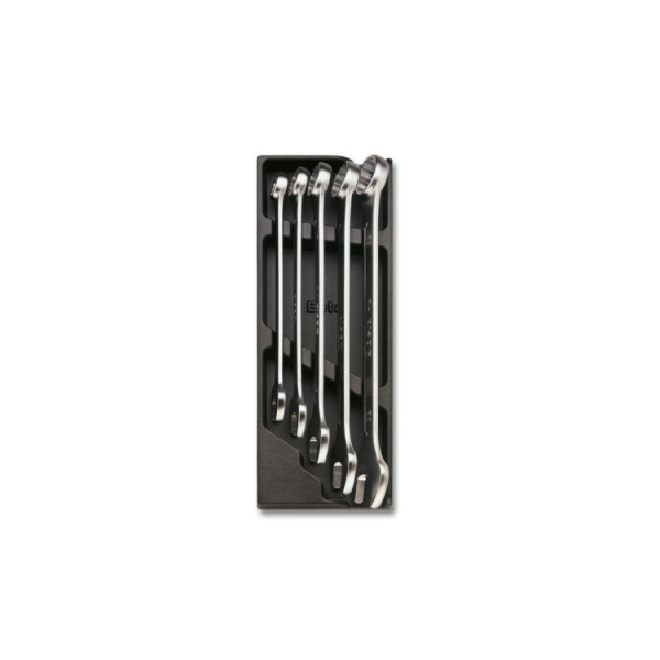 Composition de clé mixtes 42 BETA en plateau T06 22 - 32 mm (5 pcs)