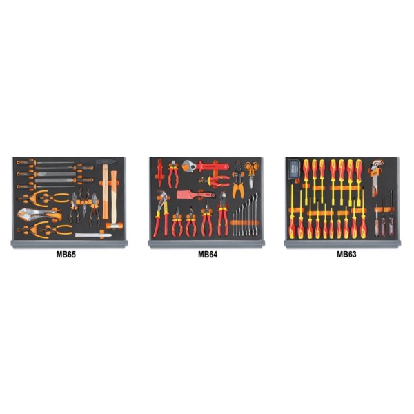 Composition de 96 outils (Microtechnique) en plateaux mousse compacte 5935ET/1MB BETA