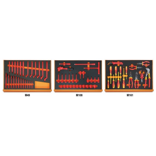 Composition de 66 outils (Microtechnique) en plateaux mousse compacte 5988 VHB-MQ BETA