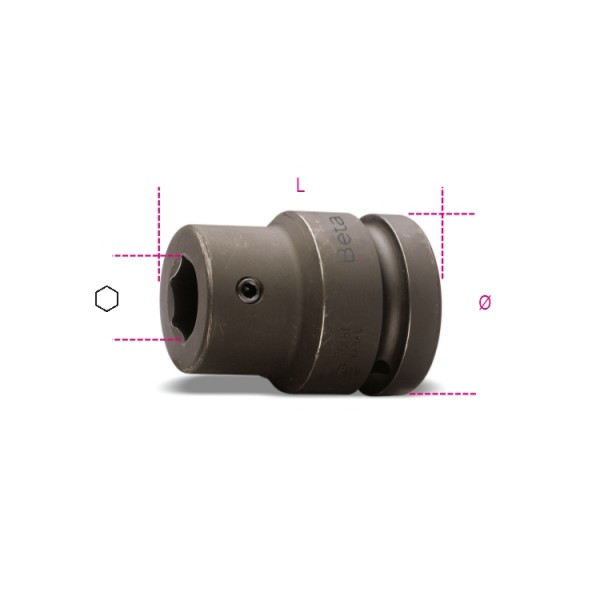 Douille porte-embouts à chocs (pour articles 727/ES22 et 727/ES22TX) 727PI/22 BETA 1" / 70 mm