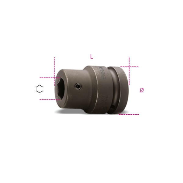 Douille porte-embouts à chocs 3/4" (pour articles 727/ES16 et 727/ES16TX) 727PI/16 BETA 52 mm