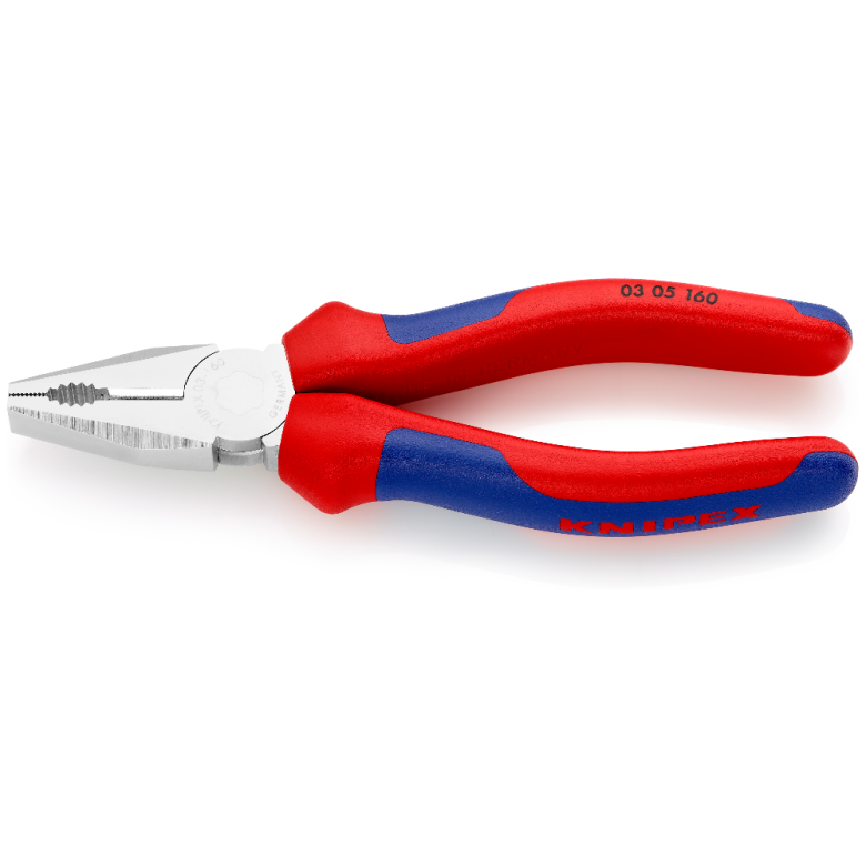 Pince universelle chromée 03 05 160 KNIPEX 160 mm