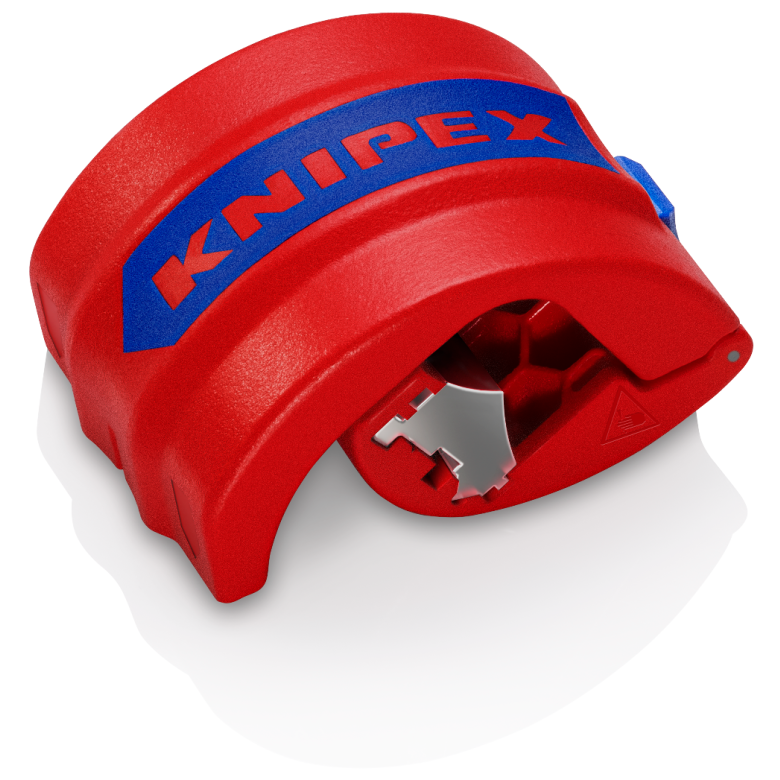 Coupe-tube pour les tubes en plastique de Ø 20 à 50 mm BiX® - 90 22 10 BK KNIPEX 72 mm