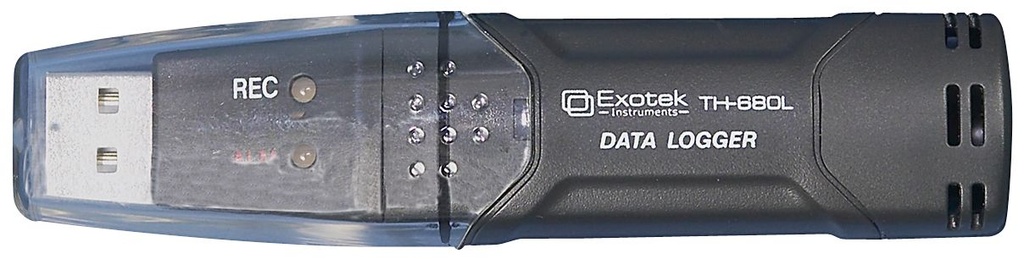 Thermo-hygromètre avec enregistreur pour mesures prolongées TH-680L EXOTEK INSTRUMENTS