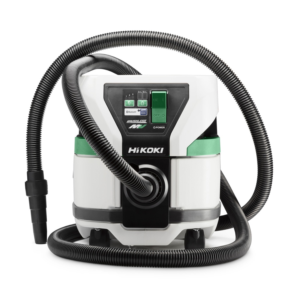 Aspirateur à poussières sans fil 36 V - RP3608DBW7Z HIKOKI (aspiration 3,5M3 - volume poussière 8L - MV - BLUETOOTH)