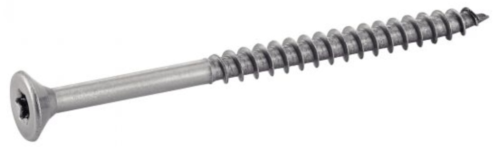 Chipboard screw csk Torx, partial thread, Stainless steel A2 3,5 x 30