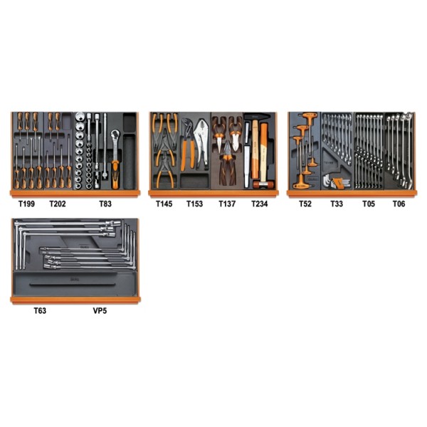 Composition de 102 outils (automobile) 5904VA/T BETA (PROMO)