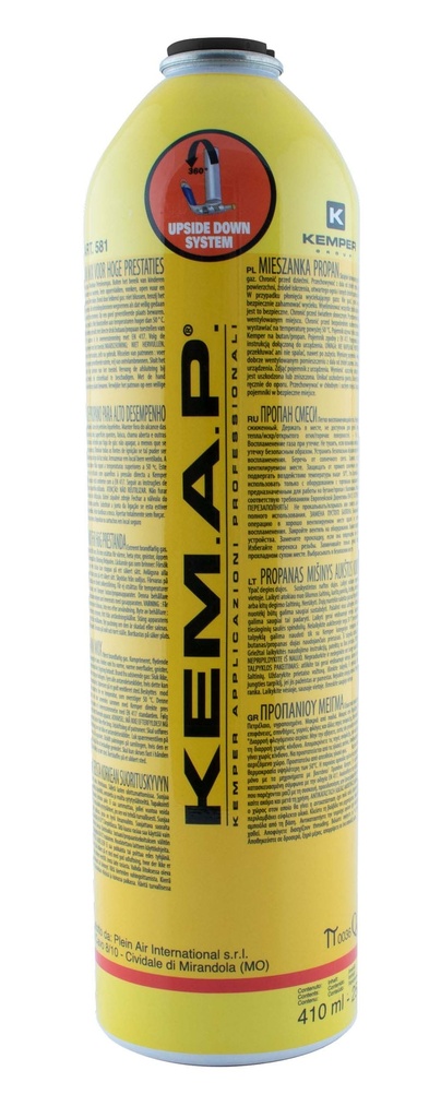 Cartouche de gaz KEMAP 2400°C KF 581 KEMPER 410 ml