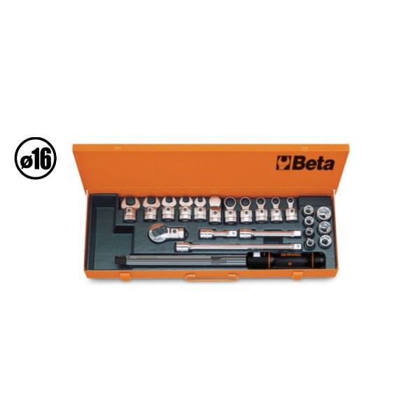 Coffret comprenant clé dynamométrique 1/2" 668N/20 et accessoires 671N/C20 BETA