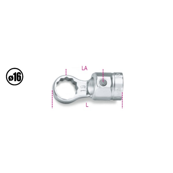 Clé polygonale 652 BETA Ø8