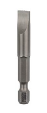 Embout de vissage 1/4" plat (fente) Extra Hard BOSCH 1,6 X 0,8 X 49 mm