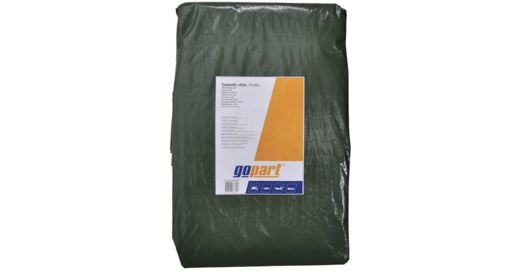 Bâche vert olive 4 x 3 m 100gr/m2