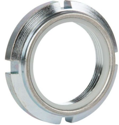 Ecrou cylindrique (à encoches) bague nylon GUK Acier 14H zingué M15 x 1,00