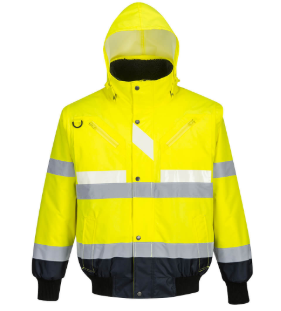 Veste de travail jaune fluo/navy G465 taille S