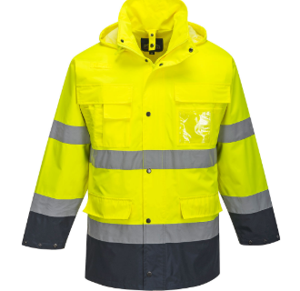 Parka de travail jaune fluo/navy S162 taille S