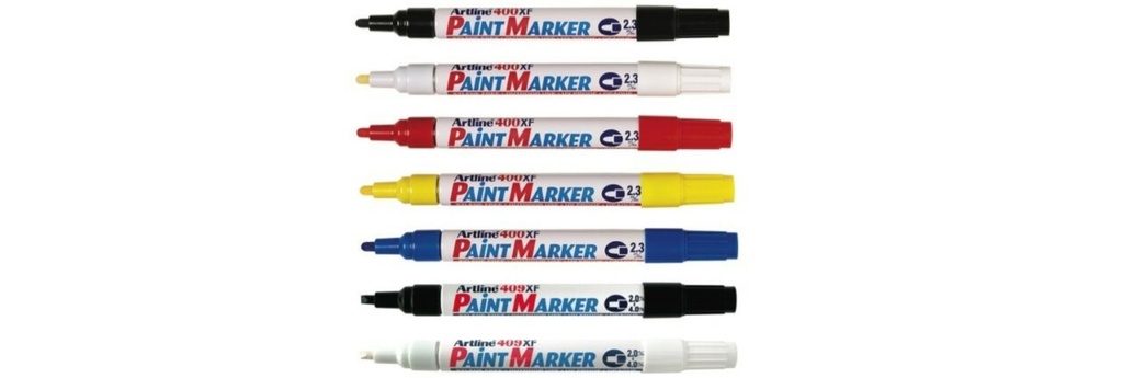 Marqueur à peinture 400XF - AL 0609119 ARTLINE 28gr 2,3 mm blanc