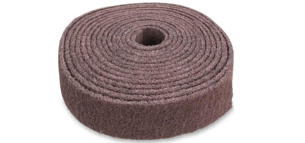 Rouleau de bande abrasive en non-tissé Corindon A 11498 BETA 100 mm (10M) ponçage ultra fin